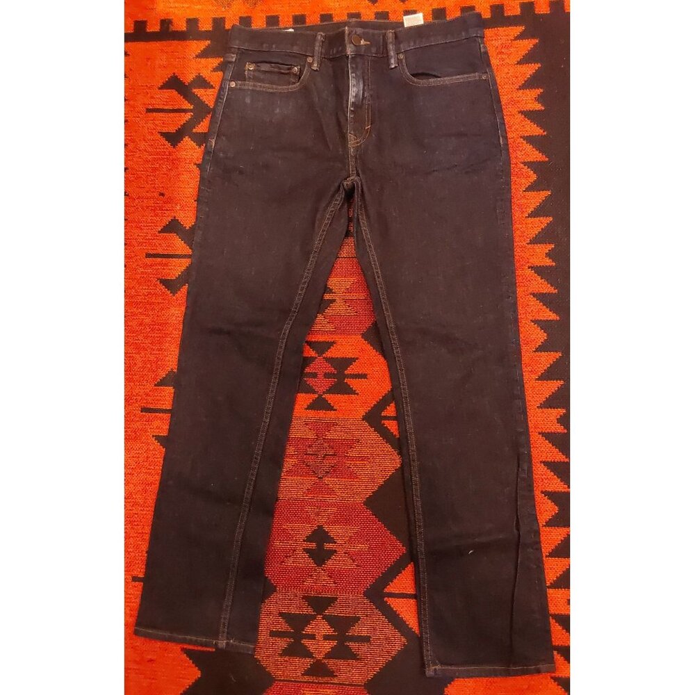 Banana Republic Men's Slim Stretch Dark Blue Jeans. 32W x 30 L